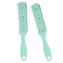Hair Cutter Thinning Shaper Comb Two Sided Blades Trimmer Barber Remover 2x