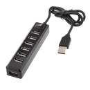 2x High Speed 7 Port USB HUB 2.0 Multi Splitter Expansion PC Laptop Adapter