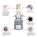 H4 H10 9003 LED Headlight Conversion Kit 200W 20000LM Dual Beam Bulbs Headlight