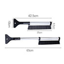 2Pcs Car Retractable Snow Shovel Ice Scraper Snow Removal Snow Brush Shovel
