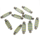 10x 42mm 16 LED Car Interior White SMD 3528 Dome Light Lamp Bulb 211-2 578