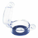 Clear 22mm Protective Cover Guard Case for Round Push Button Switch W5B4