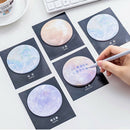 2pcs Novelty planet memo pad stationery school supplies notepads stickers BX