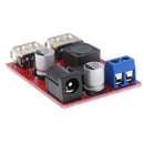 9/12/24/36V 3A 5V Dual USB Step down Converter Charger Module For Power Sup-OZ