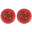2pcs LED Car Door Warning Lights Anti Rear-end Collision Lamps (Red 3LED)
