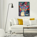 Painting By Numbers Kit DIY Canvas Oil Art Picture (Colorful Sika Deer)