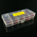 51 Pcs/Set Red Worm High Carbon Steel Fishing Hook For Texas Rig Soft Bait FT