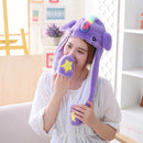 Novelty Funny Plush Animal Hat Cap Party Gift Halloween Christmas Party Dress Up