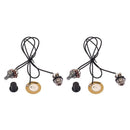 2pcs Piezo Discs Leads With Volume Control Knob For Cigar Box Guitar Parts