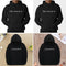 Friends Print Hoodies Unisex Long Sleeve Loose Casual Sweatshirt (Black XL) A