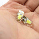 10Pcs T10 COB 4LED Instrument Light Crystal Light License Light W5W 3W Bulb A4A9