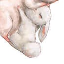 Cute Bunny Rabbit Patch Heat Transfer Iron On Transfer For Clothes Badge Sticke-