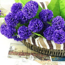 1 x Artificial Simulation Hydrangea Flower Plant with 9 Flower Balls for Bo