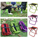 Outdoor Foldable Fishing Chair Ultra Light Portable Folding Backpack Campin