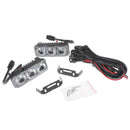 2X 3 LED White High Power Car DRL Daytime Running Light Fog Lamp Universal 12V U
