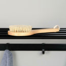 Soft Natural Bristle Wood Oval Body Bath Brush SPA Shower Massage Scrubber A