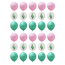 30PCS Cactus Party Balloons for Hawaiian Tropical Party Balloons Birthday D T9L3