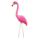 Pink Lawn Pond Flamingo Plastic Garden Party Ornament Art Decor Looking Up