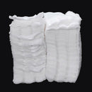 100 Pcs White Rectangle Facial Clean Bag Type Cotton Pads