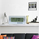 Desktop Table Alarm Clock Digital LED Display Temperature Meter Moniter