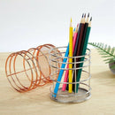 Hollow Pen Holder Pencil Pot Makeup Brushes Storage Desk Organiser Containe