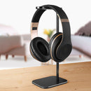 Metal Gaming Headphones Holder Support Headset Desk Display Stand (Black)