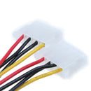 15Pin SATA Male to Double 4 Pin Molex Female IDE HDD Power HardDrive Cabl.kz
