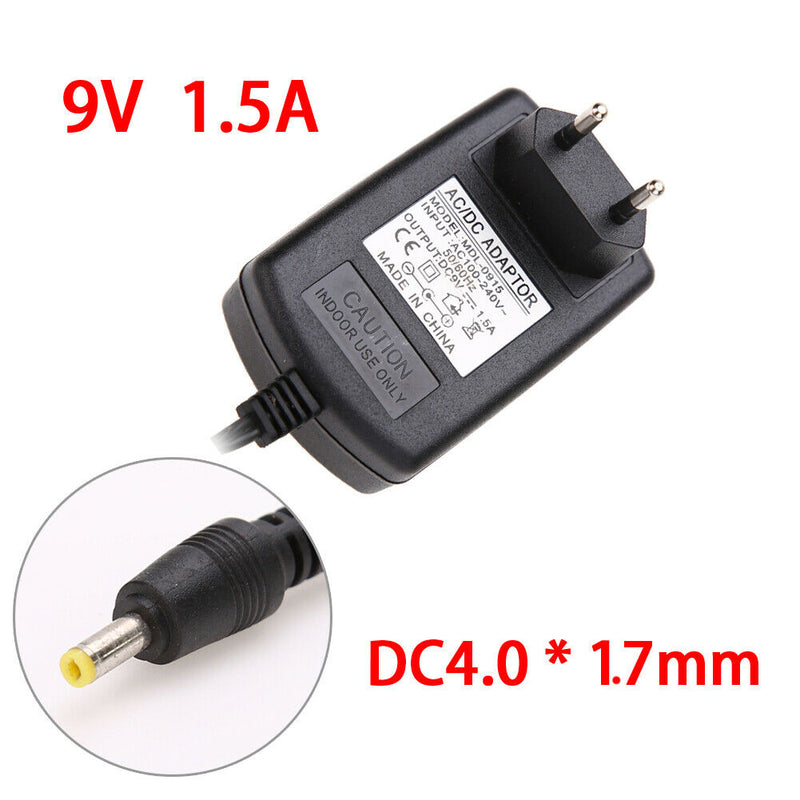 AC to DC 4.0mmx1.7mm 9V 1.5A Switching Power Supply Adapter