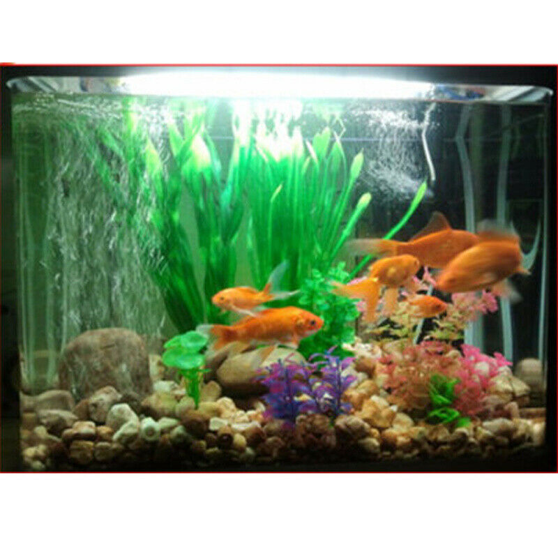 Artificial Plastic Aquatic Flower Grass Plants Aquarium Landscape Decor 24.5cm