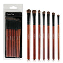 Rancai 7Pcs Eyeshadow Brushes Set Natural Horse Pony Hair Cosmetics Blendin