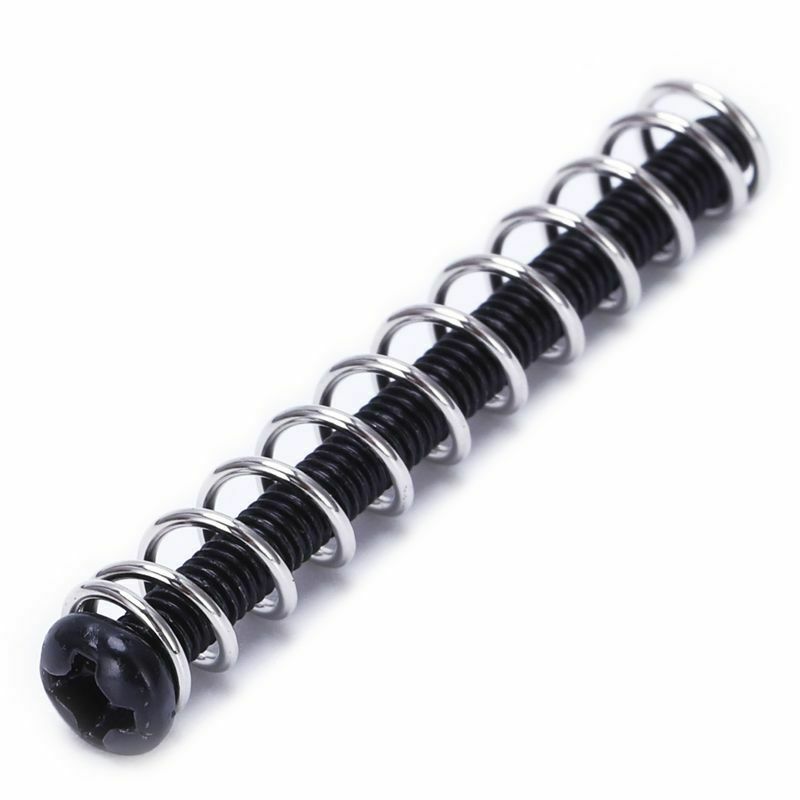 8 Pcs M3x30MM Electric Guitar Humbucker Pickup Adjust Height Screw and Spri