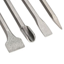 4PCS SDS Plus Chisel Set Flat Groove Bit Hammer Drill L3F5