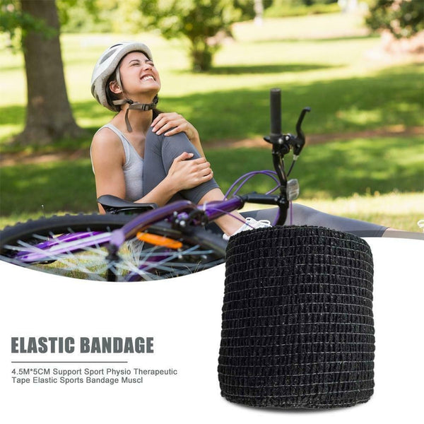 8x 4.5m First Aid Self Adhesive Elastic Bandage Tape for Knee Pads Finger Ankle