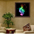 5D DIY Full Drill Diamond Painting Colorful Musical Note Cross Stitch Craft