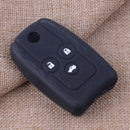 Black 3 Buttons Silicon Flip Key Cover Case Fob Fit For Acura MDX TL TSX ZDX RSX