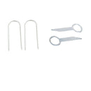 For Peugeot Vw Car CD Radio Removal Extraction Release Key Tool(2Pair)