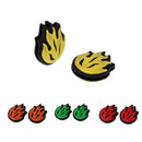 8 Pieces / Pack Silicone Practical Flame Tennis Racket Vibration Dampeners -