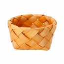 Creative hand-woven round fruit basket Bread basket-wood basket picnic stor C6V6