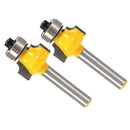 2x 1/4 Shank Woodworking Router Bit Radius Round Over 1/8Inch Radius Cutter