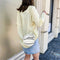 Round Shoulder Bag Women Totes Chain Messenger Handbag (Basketball White)
