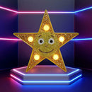 DIY Special Shape Drill Diamond Painting Star Light Embroidery Home Decor