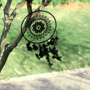 Black Lace Handmade Dream Catcher Feather Bead Wall Window Hanging Ornament Gift