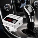 Car Kit Handsfree Wireless Bluetooth FM Transmitter LCD MP3 Player USB Char