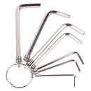 10 in 1 Hex Key Allen Wrench Set 1.5-10mm Metric Hand Tool Key Chain Wrench