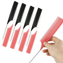8x ABS Fine Weaving Highlighting Foiling Hair Combs Dyeing Comb Brush Tool