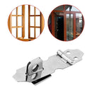 4Pcs Home Drawer Door Stainless Steel Safety Padlock Latch Hasp Staple NO.5 Hot