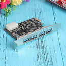 USB 3.0 Expansion Card 4 Port PCI-E to USB3.0 Computer Expansion Card Board