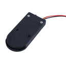 4 Pcs Black Plastic Battery Holder for 2 x 3V CR2032 Coin Button Cell