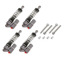 4xCrawler Metal Shocks for 1/10 Axial SCX10 II D90 -4 RC with