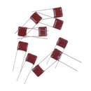 10pcs CBB 104J 630V 100NF 0.1UF P10mm Metallized Film Capacitor BX